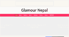 Desktop Screenshot of glamournepal.net